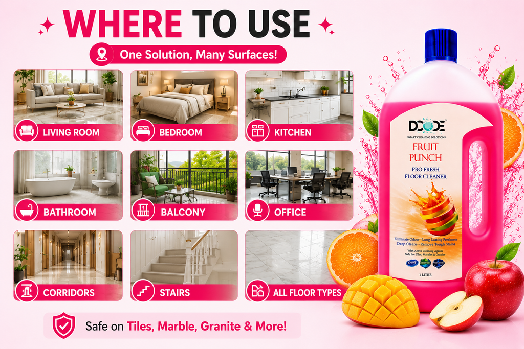 DCODE Fruit Punch Pro Fresh Floor Cleaner — 1 Litre